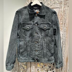 Diesel Limited Edition Washed Black & Blue Denim Jacket